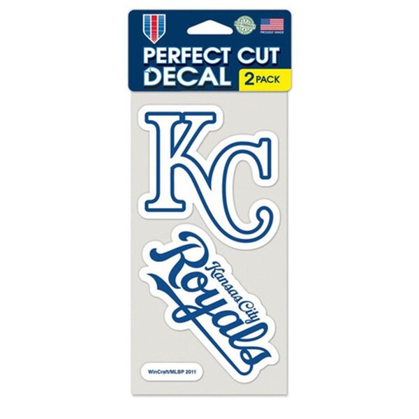 Wincraft Kansas City Royals Set of 2 Die Cut Decals, 2PK 3208547640 - main